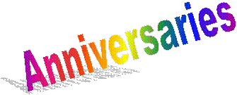 Anniversaries